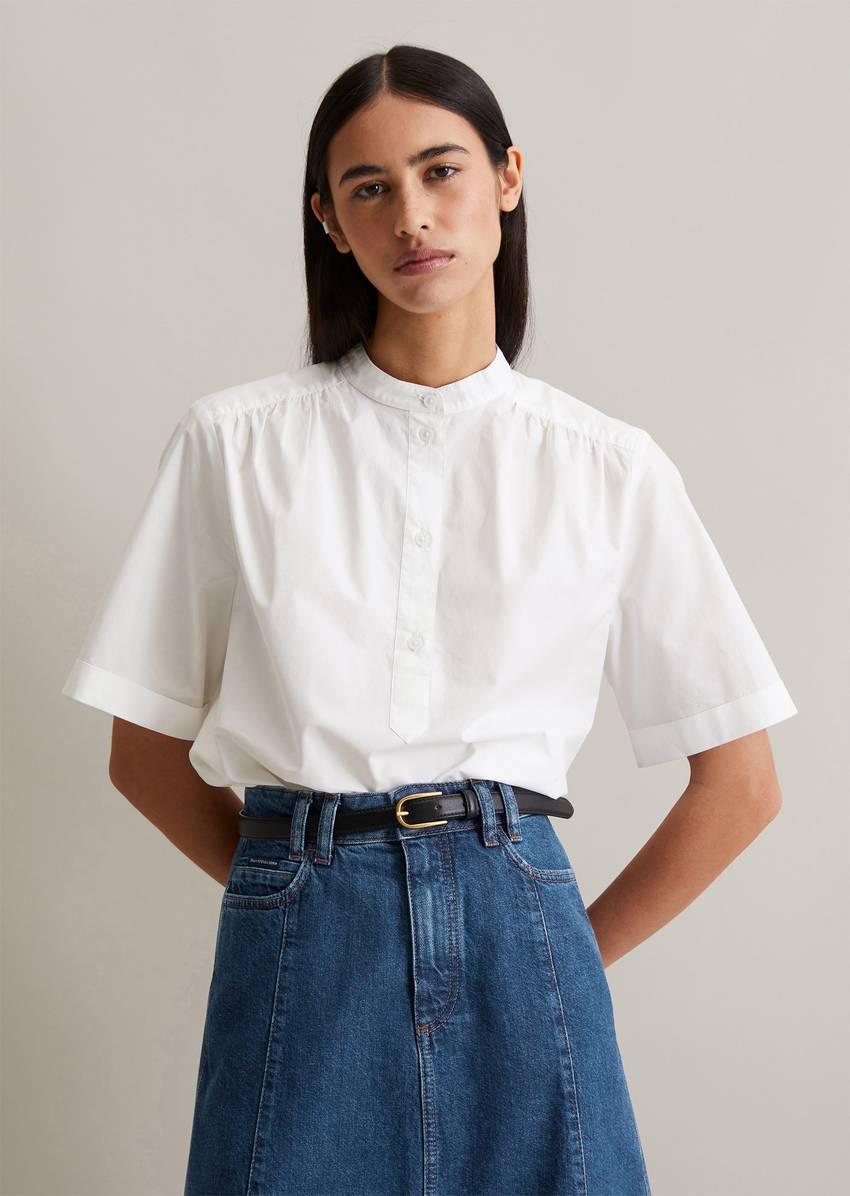 Regular blouse made from Papertouch Poplin