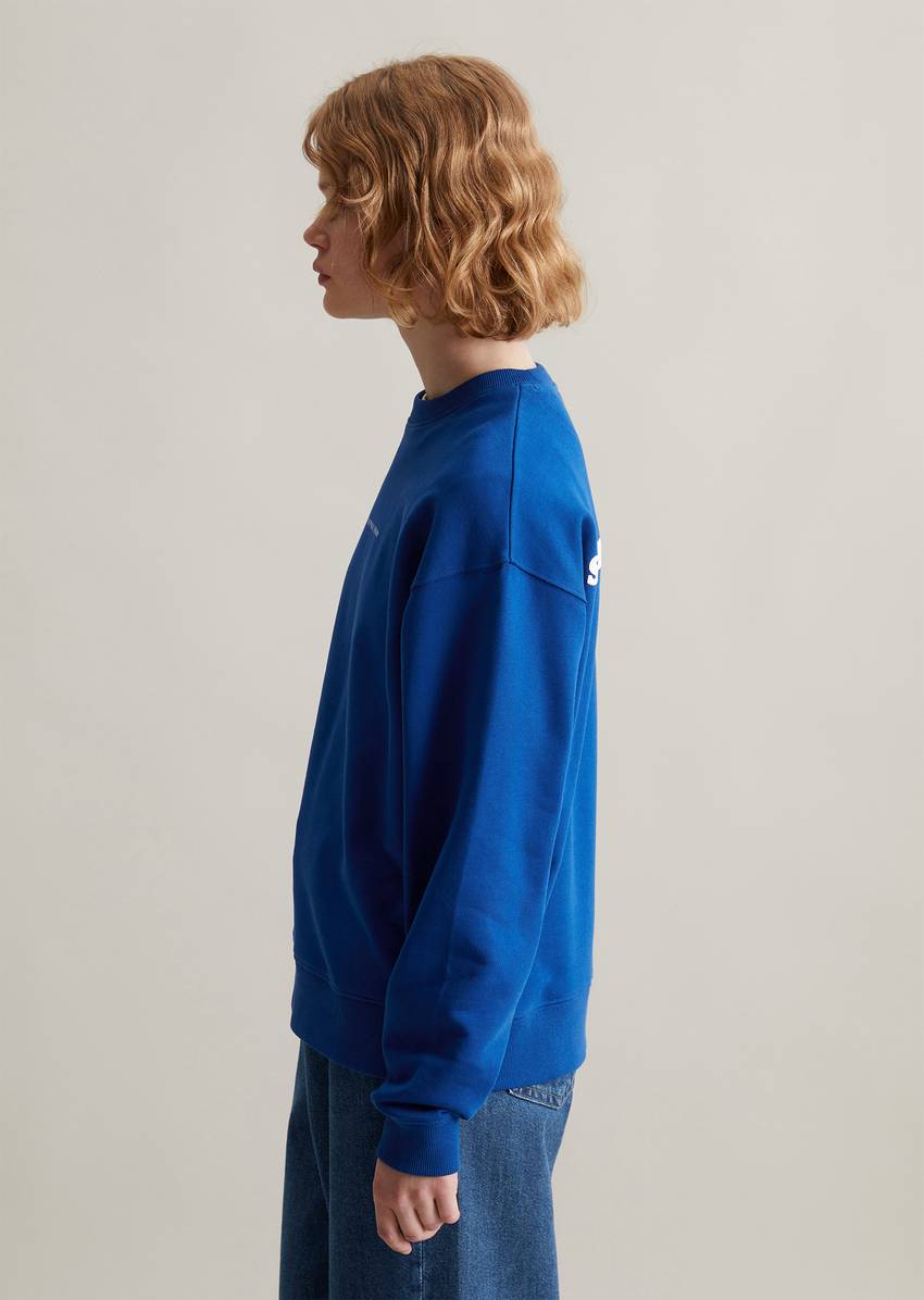 Oversize sweatshirt made from soft French terry