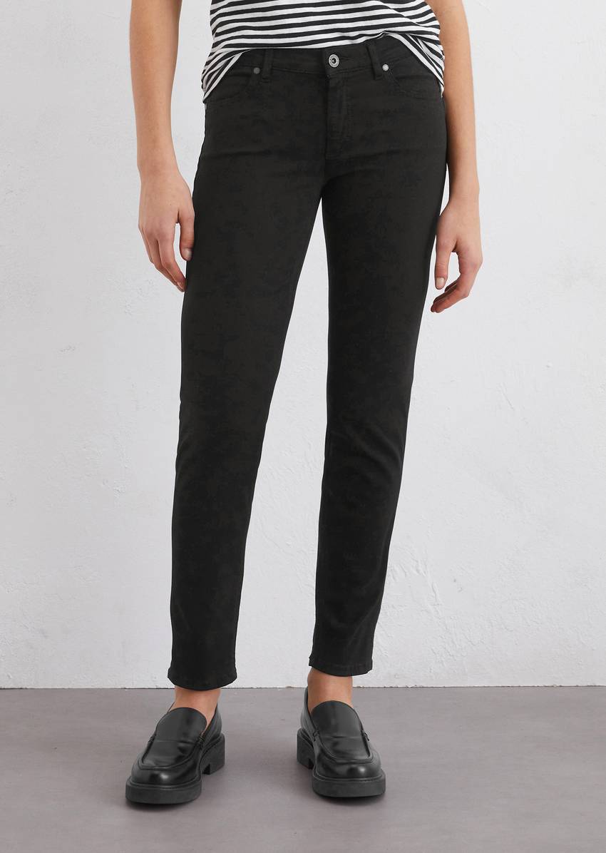 Pants model Lulea slim made from a lyocell-cotton mix