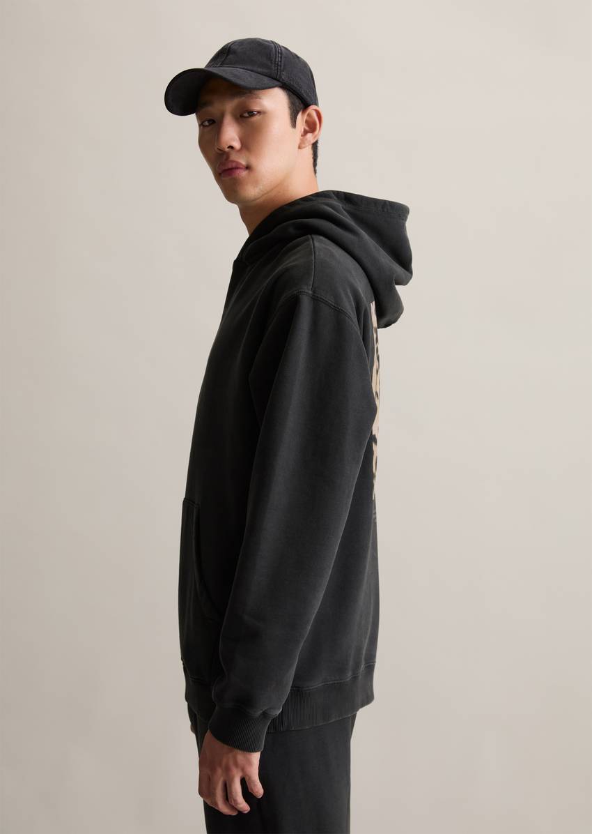 Hoodie relaxed made from soft touch organic cotton sweat