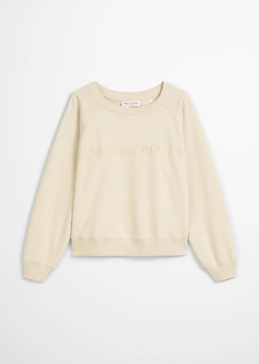 Logo sweatshirt relaxed made from organic cotton