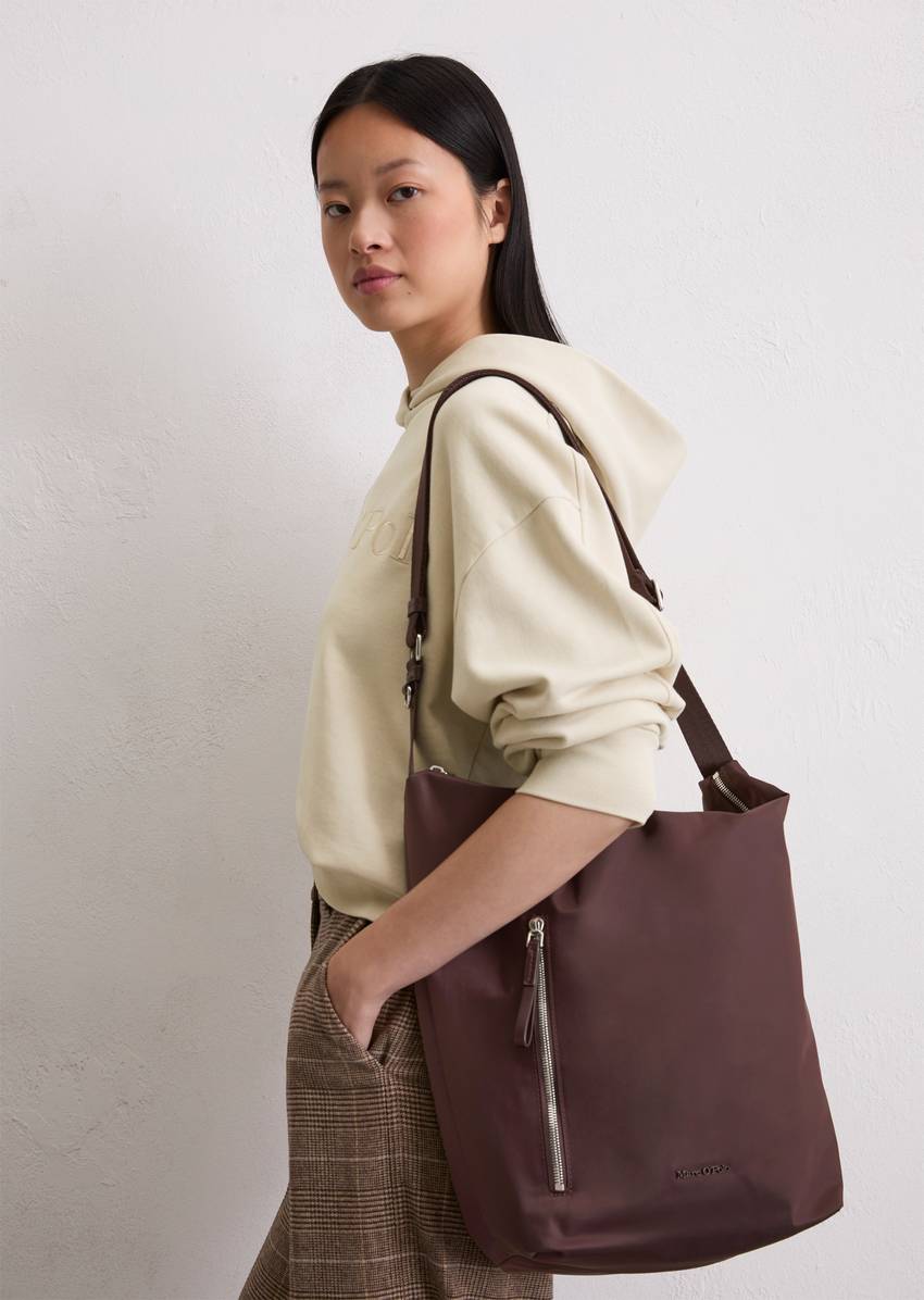 Hobo bag medium made from recycled material