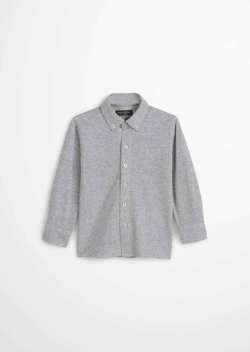 KIDS-BOYS shirt with yarn-dyed check pattern