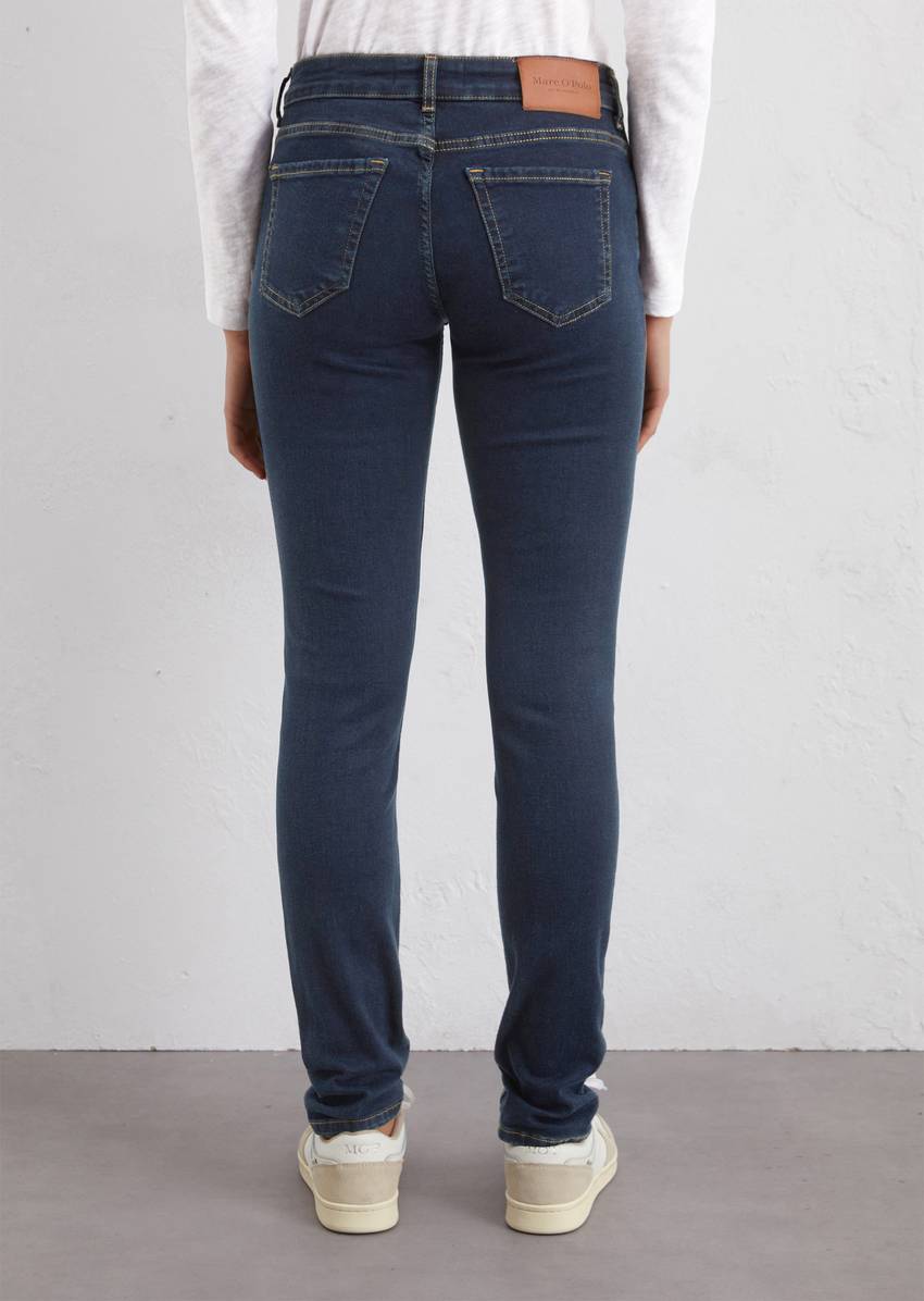 Jeans model Alby slim in stretchy blended organic cotton