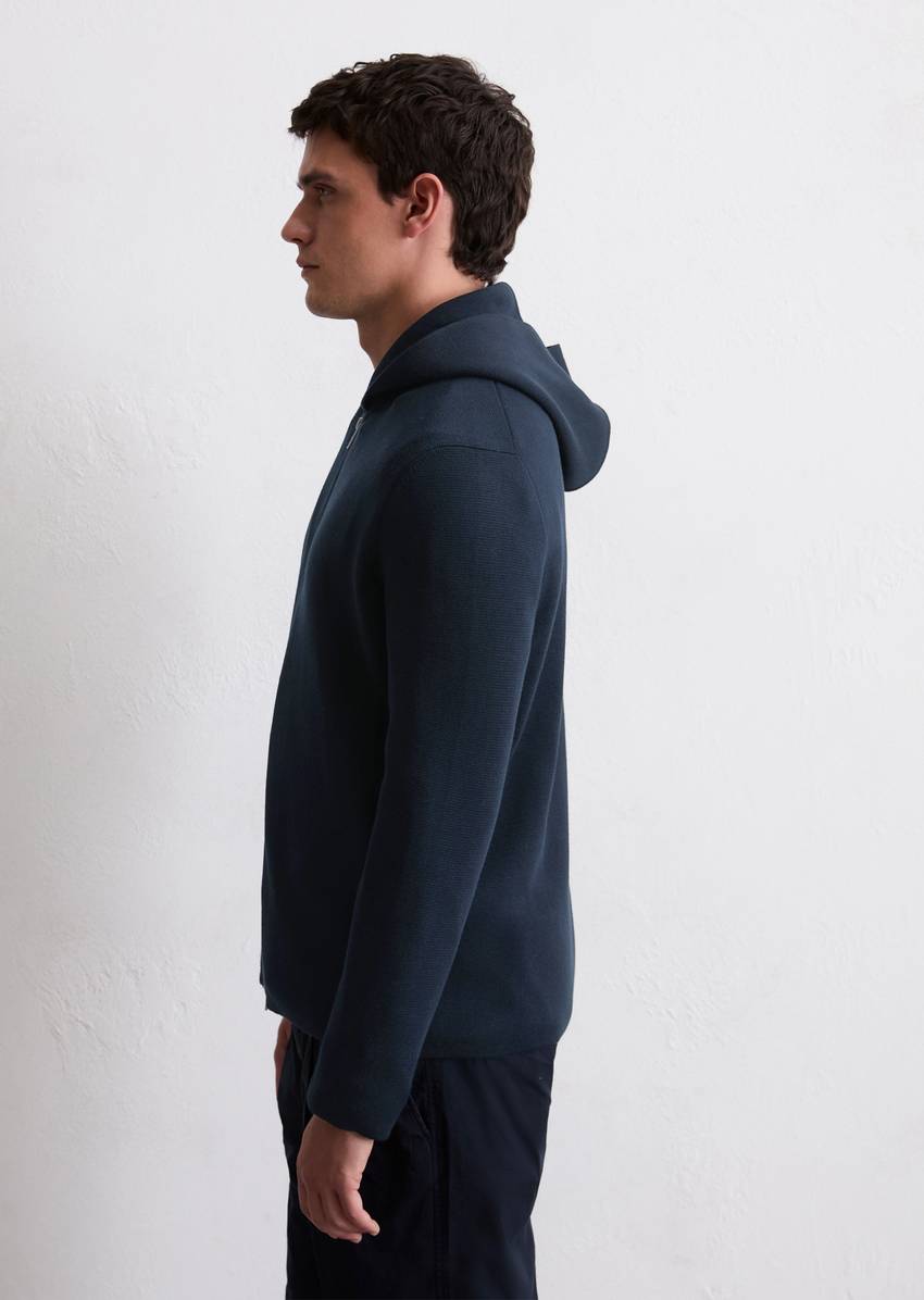 DfC hooded cardigan made from pure organic cotton