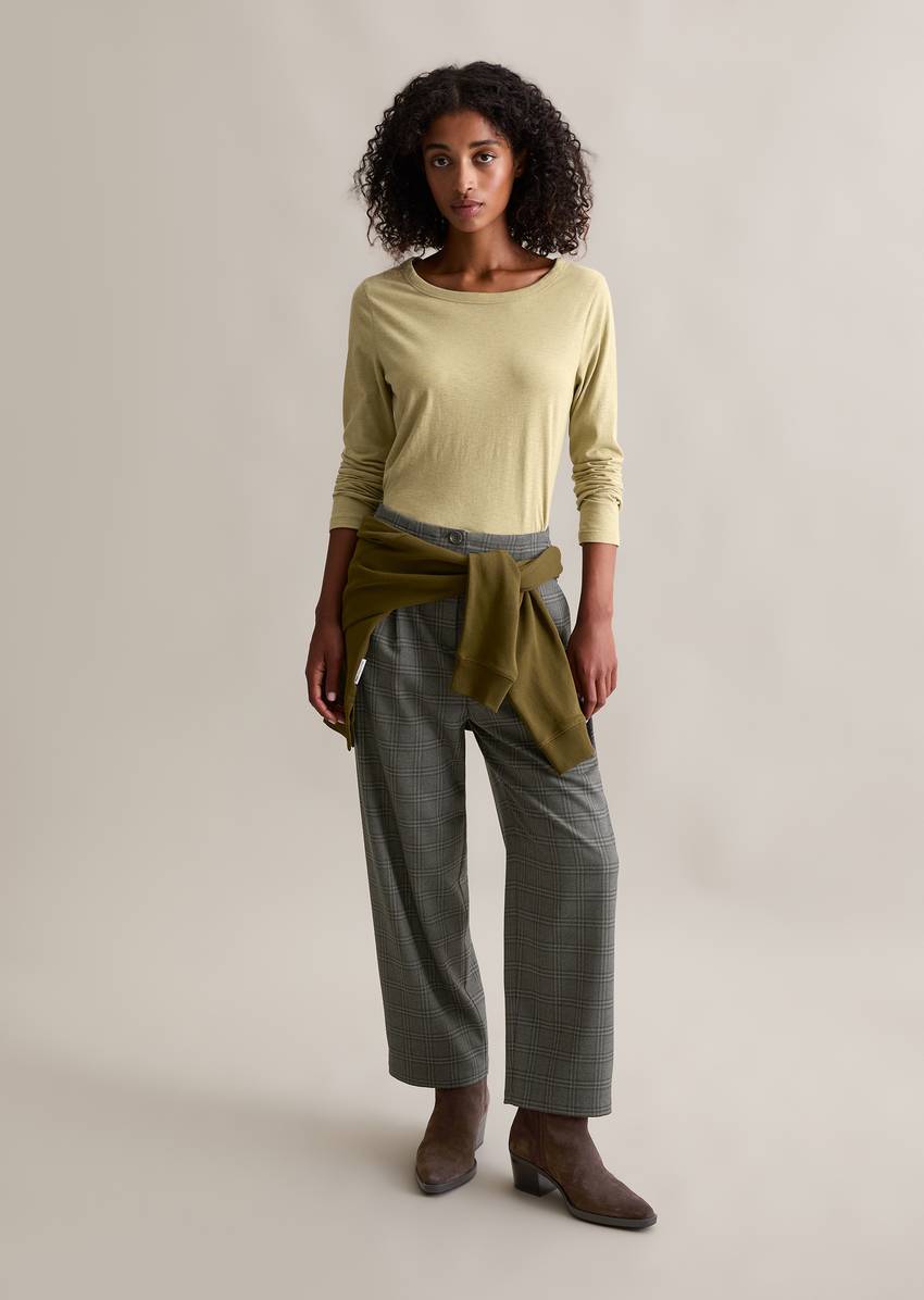 DfC longsleeve slim made from particularly soft slub jersey