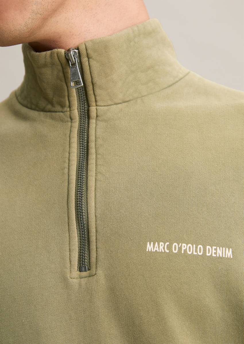 Troyer relaxed made from soft touch organic cotton sweat