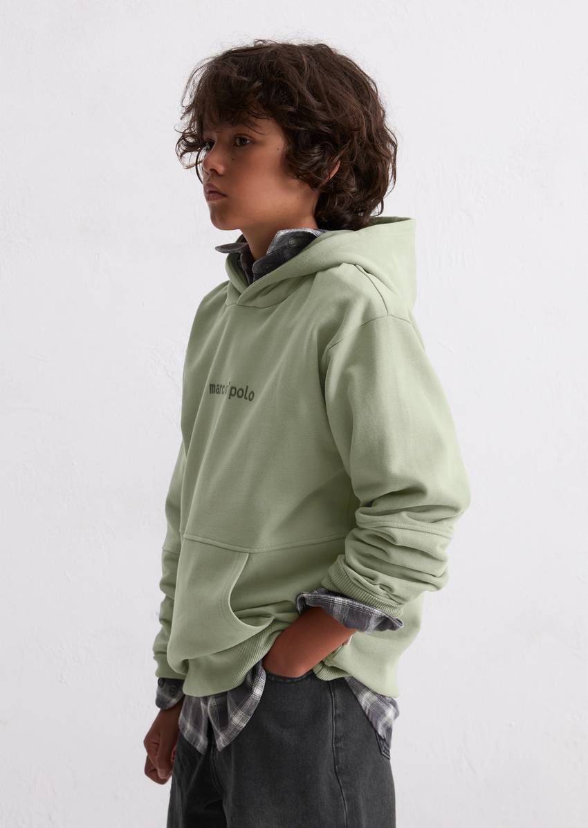 TEENS-BOYS Hoodie with front and back embroidery