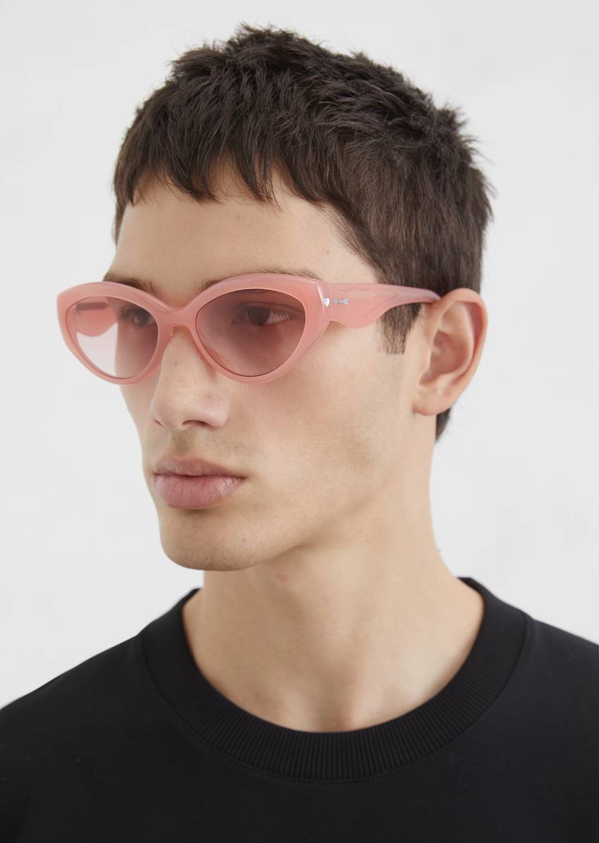 Marc O'Polo x SASKIA DIEZ unisex sunglasses with wide bio-acetate frame