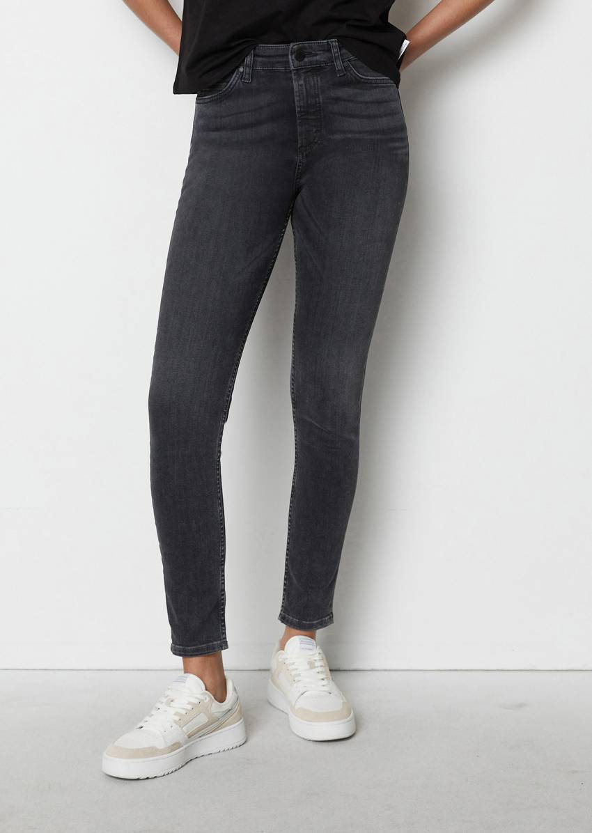 Jeans model Kaj skinny cropped made of blended organic cotton