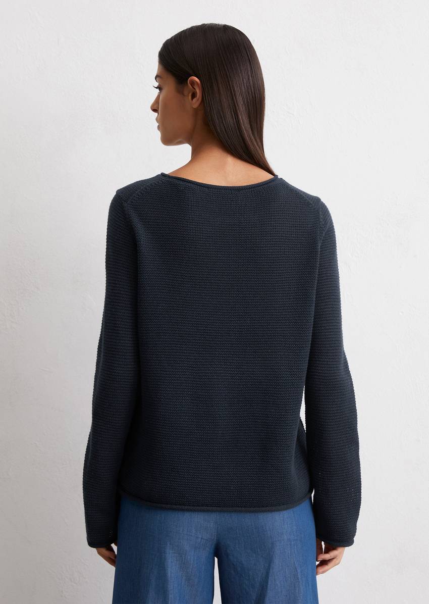 DfC Sweater regular made from soft cotton yarn