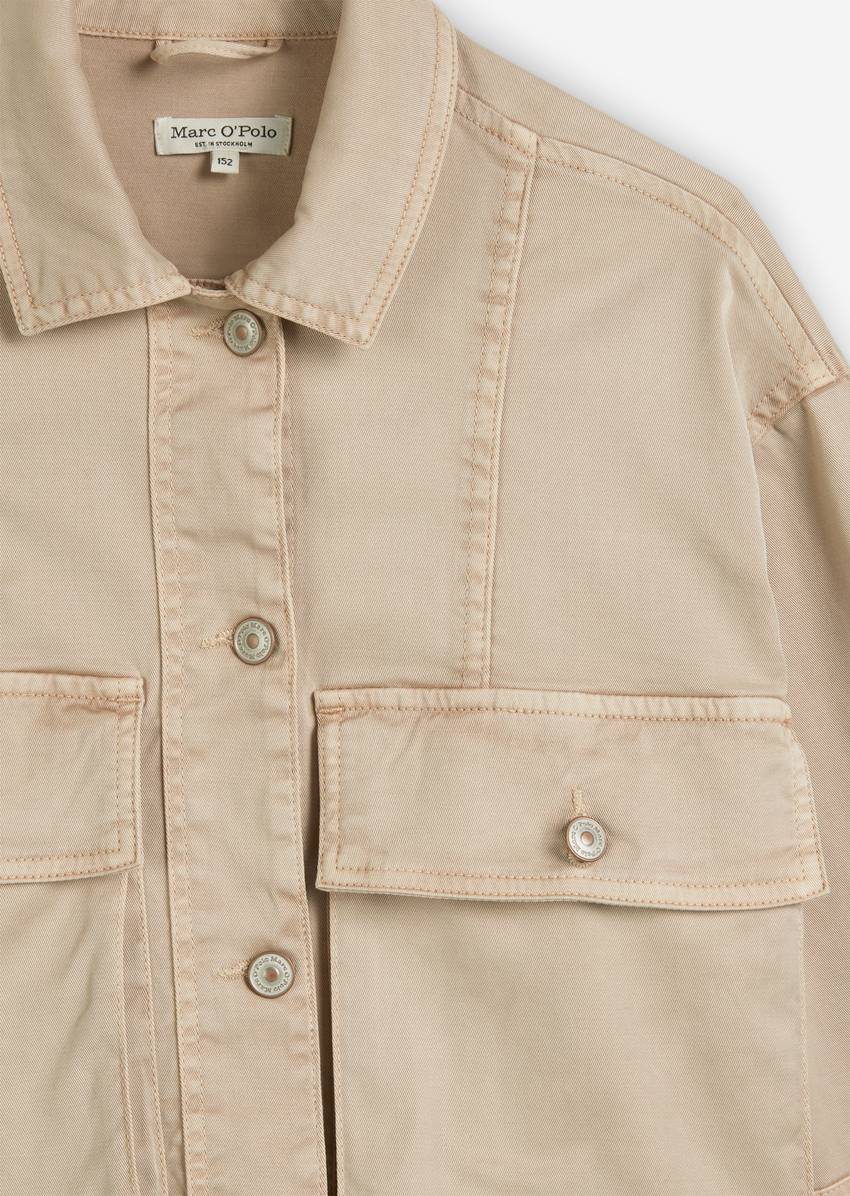 TEENS-GIRLS jacket made from an organic cotton blend