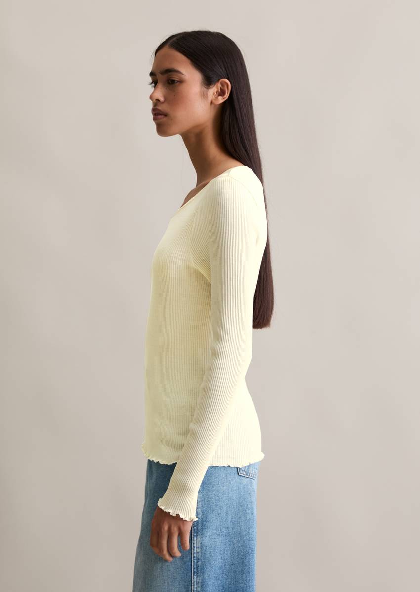 DfC longsleeve slim made from organic cotton stretch