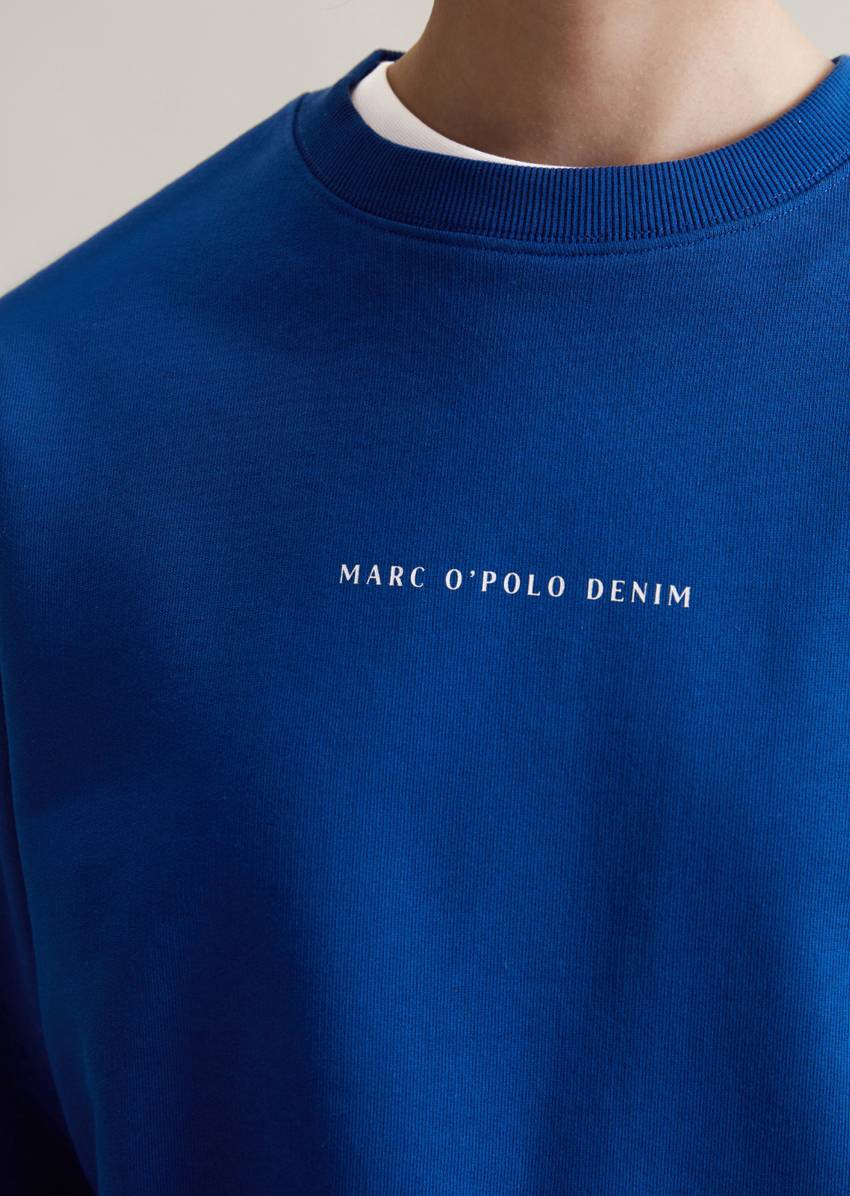 Oversize sweatshirt made from soft French terry