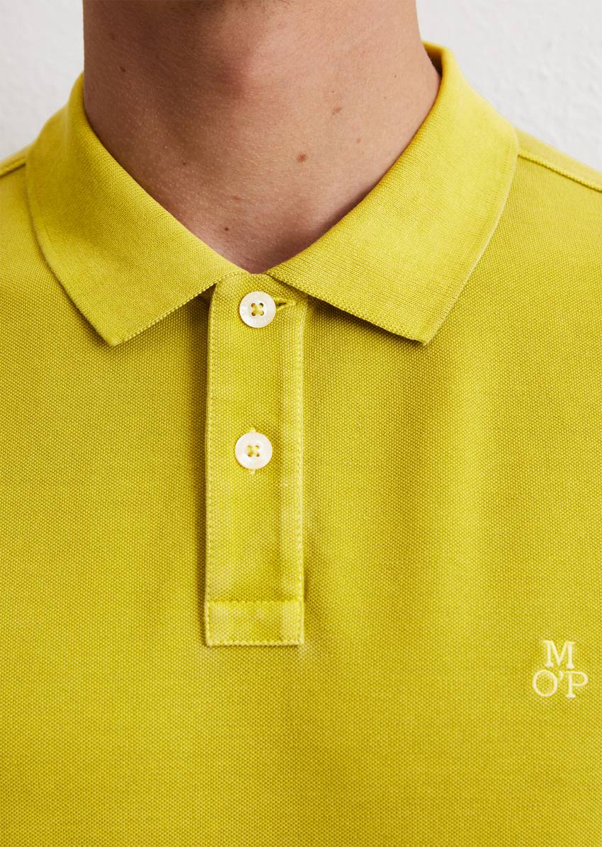 Piqué regular polo shirt made from organic cotton