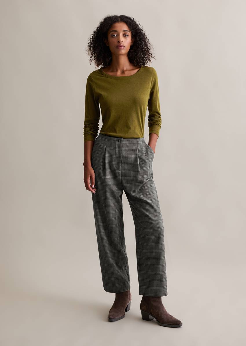 DfC longsleeve slim made from particularly soft slub jersey