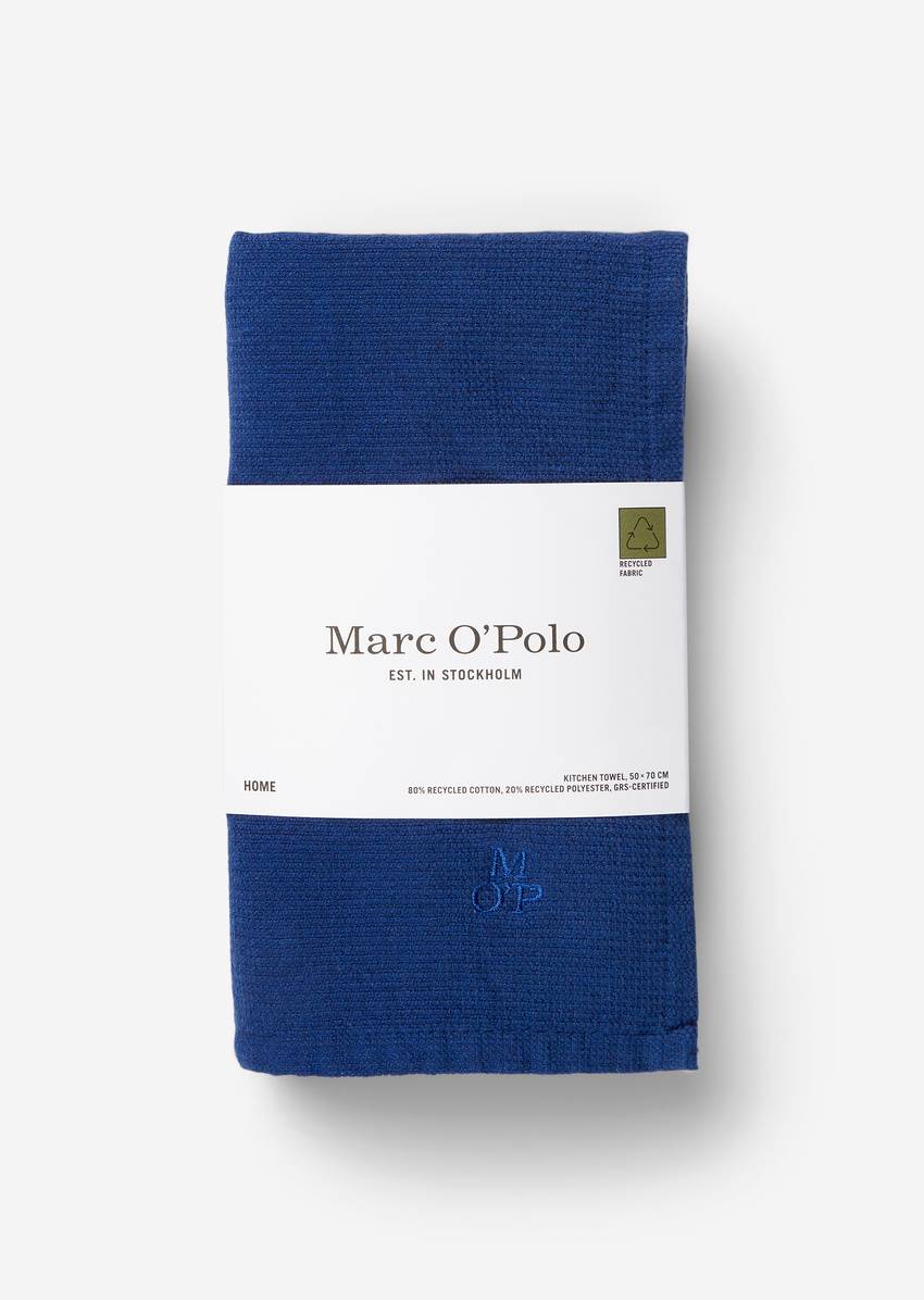 Kitchen towel with extra soft back