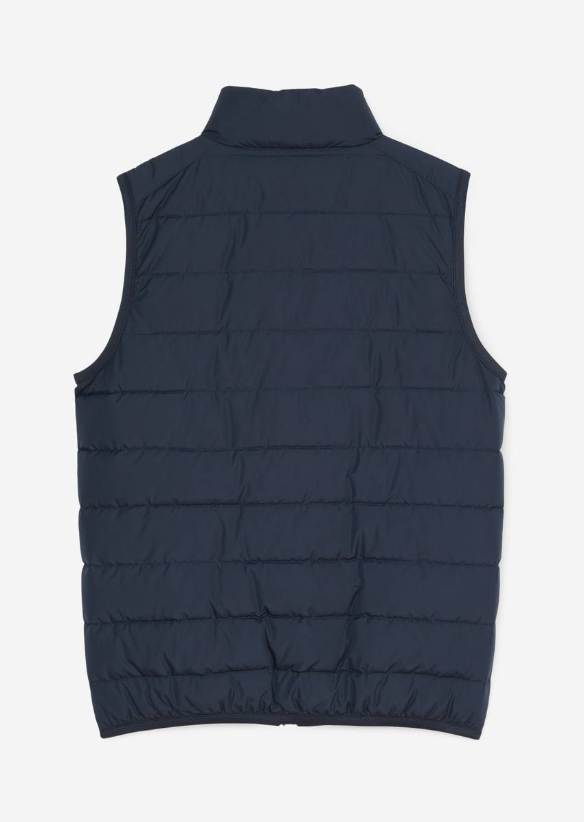 TEENS-UNISEX quilted vest with padding from Unifi REPREVE®.