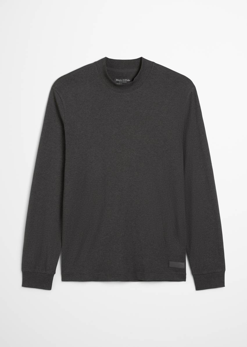 DfC stand-up collar longsleeve regular made from heavyweight organic cotton jersey