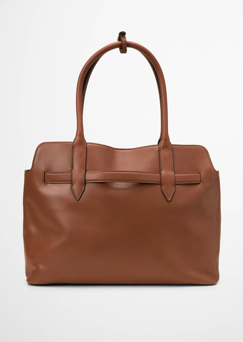 Shopper large made from fine cowhide