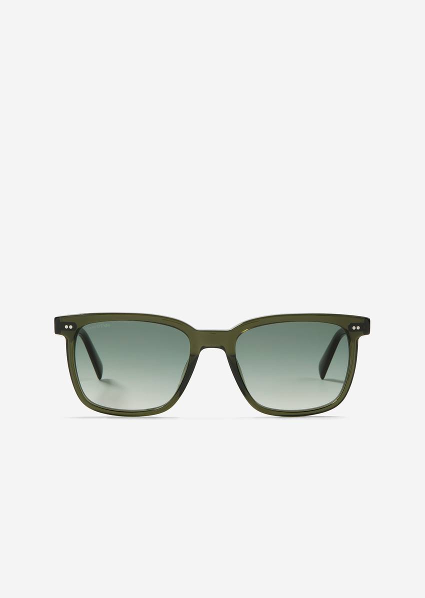 Men's sunglasses made from organic acetate