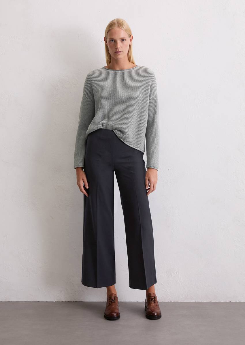 DfC knitted sweater oversize made from heavyweight organic cotton