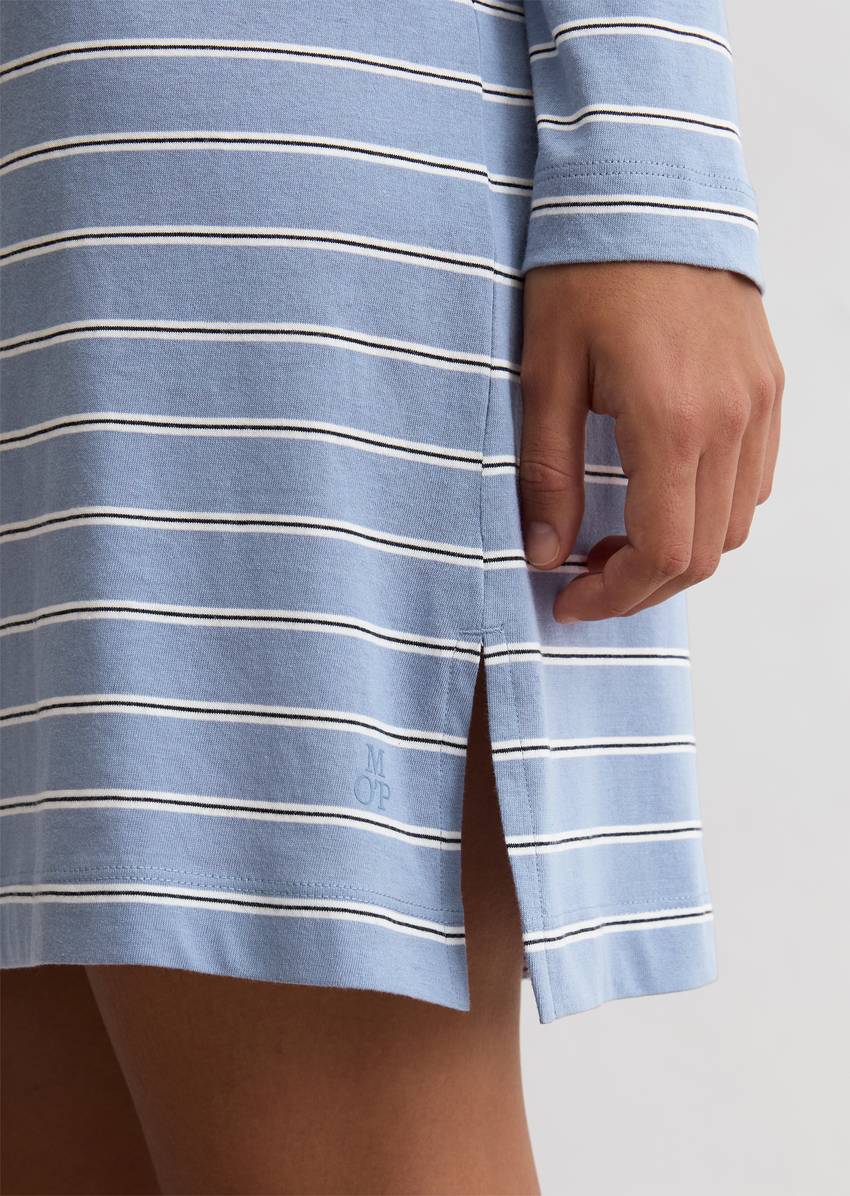 Long-sleeved lounge shirt made from pure organic cotton