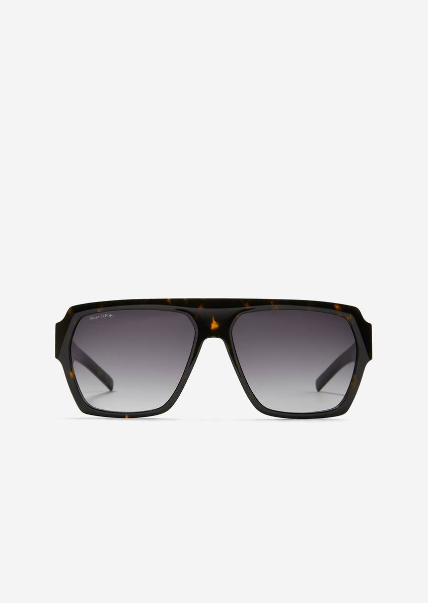 Unisex sunglasses in a modern rectangular shape
