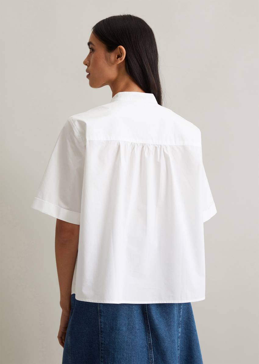 Regular blouse made from Papertouch Poplin