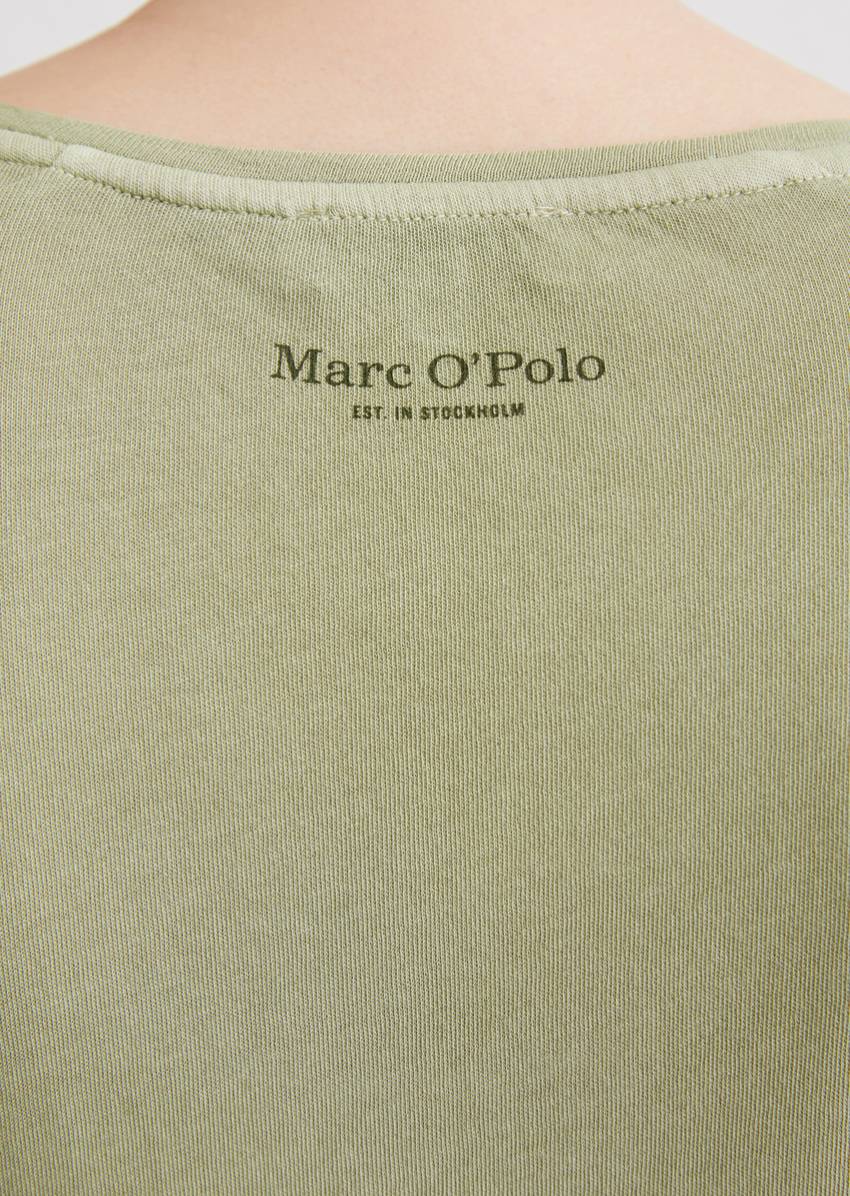 T-shirt regular made from a viscose/organic cotton blend