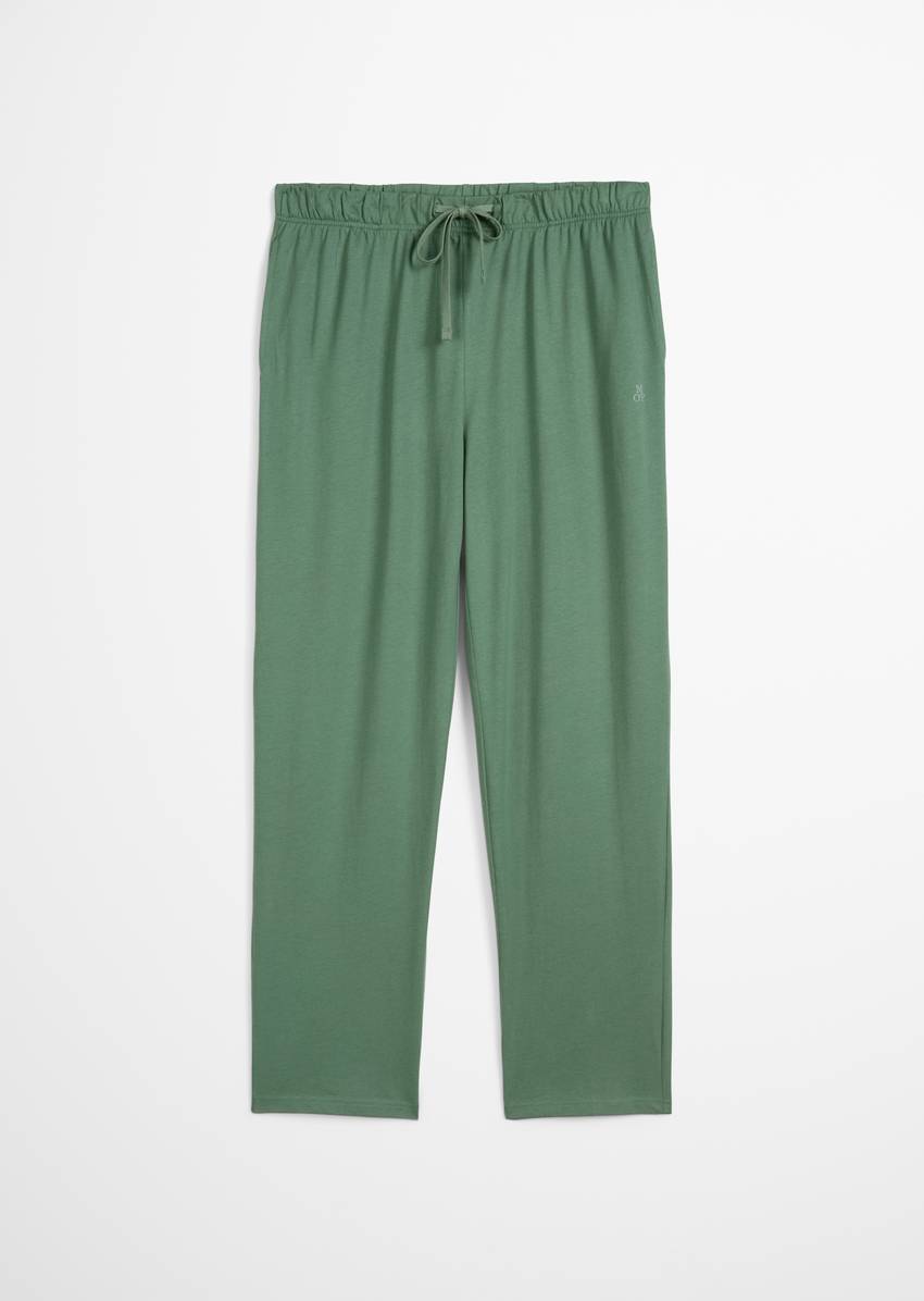 Lounge jersey pants made from organic cotton