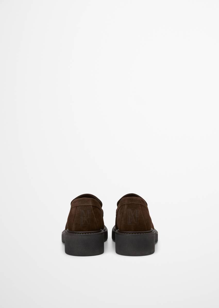 Loafer made from soft suede