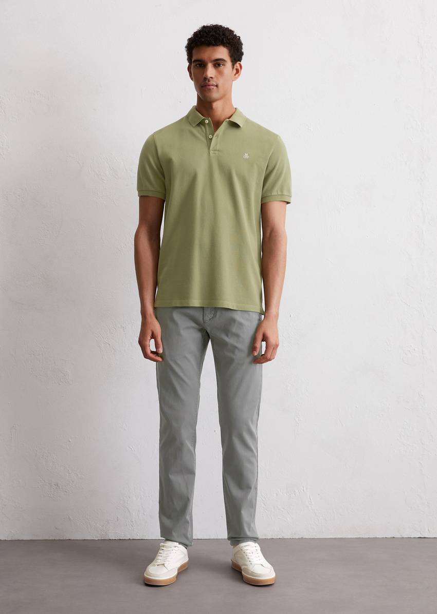 Piqué regular polo shirt Made of pure organic cotton