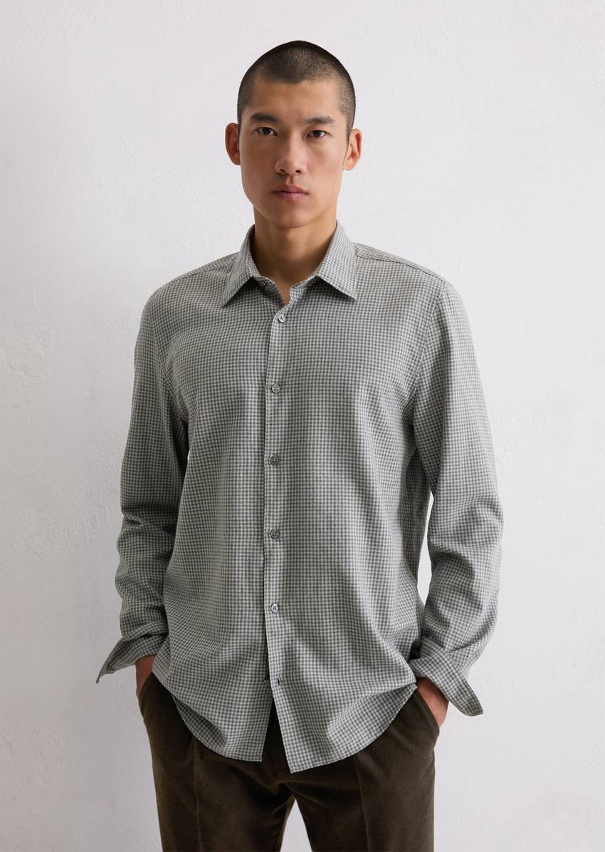 Shirt shaped Made from lightweight organic cotton flannel
