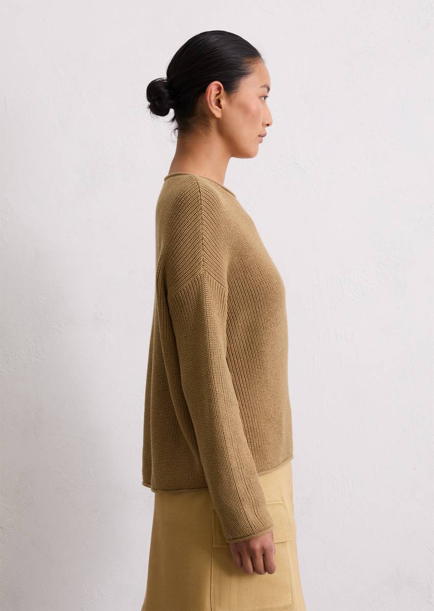 DfC knitted sweater oversize made from heavyweight organic cotton