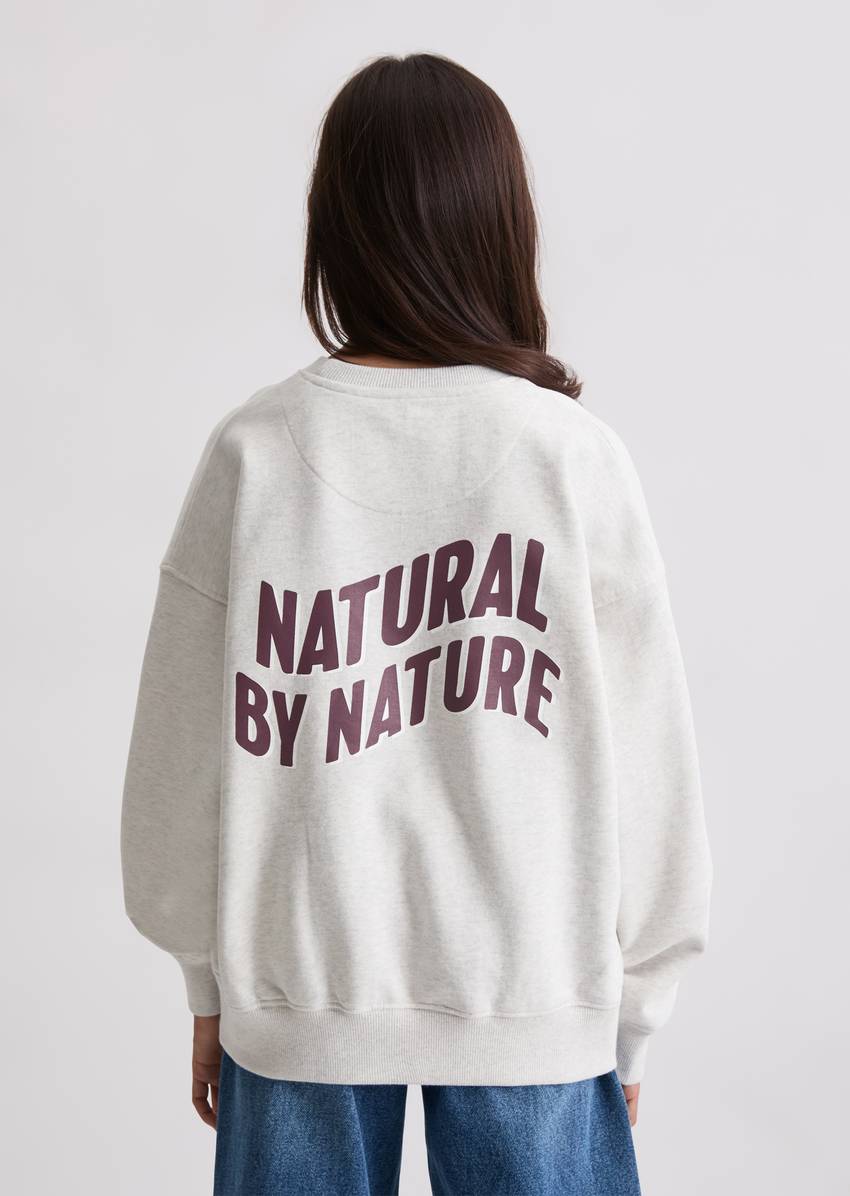 TEENS-GIRLS sweatshirt made from organic cotton