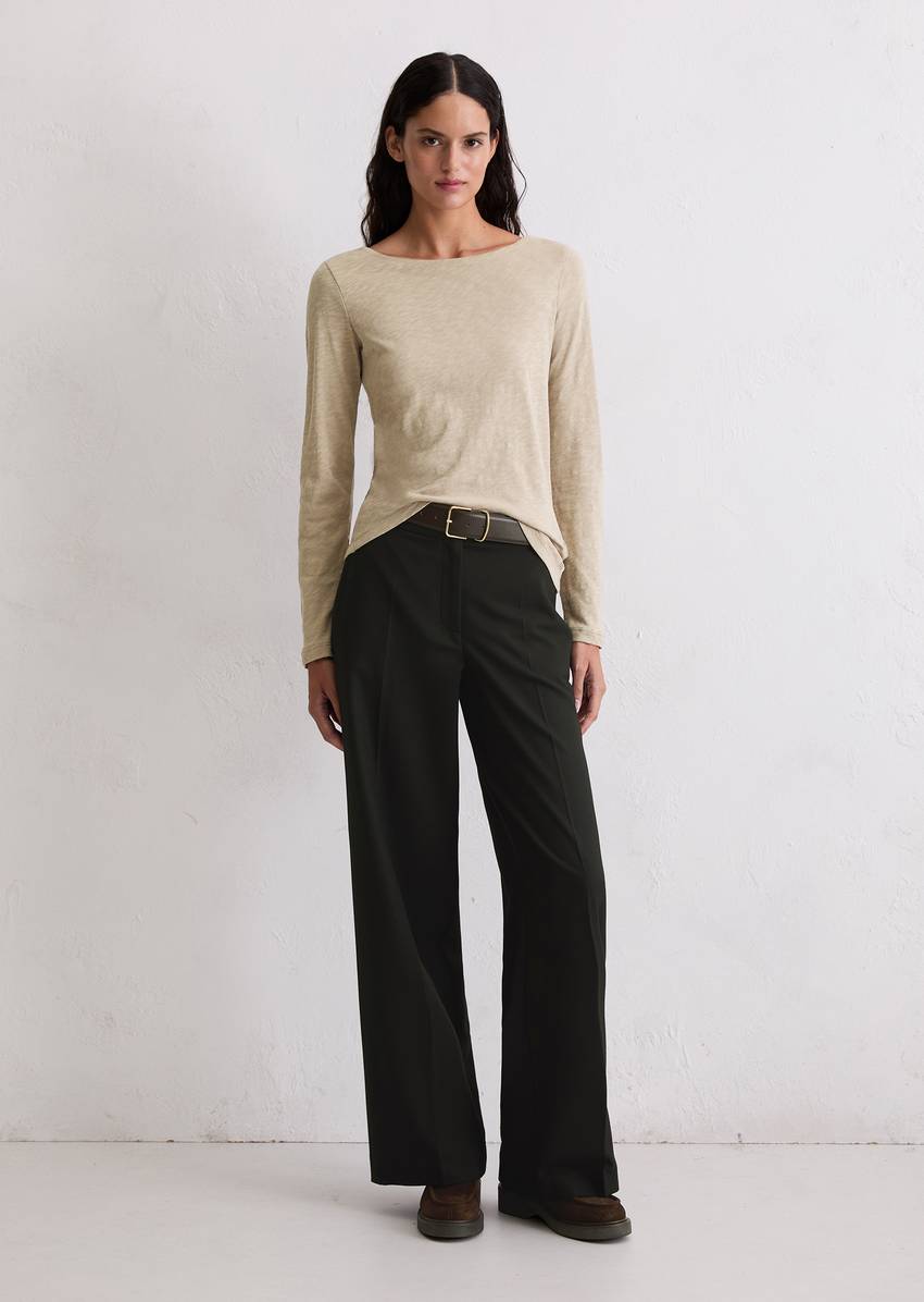 U-boat longsleeve regular made from organic cotton quality