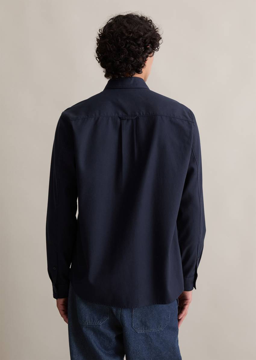Regular shirt made from Lyocell cotton twill