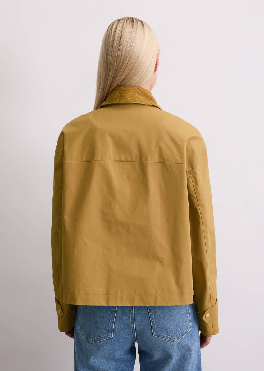 Barnjacket regular A-Shape made from waxed cotton