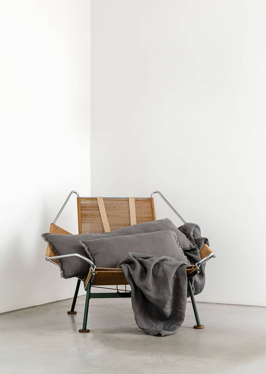 Blanket model Linka made from pure linen