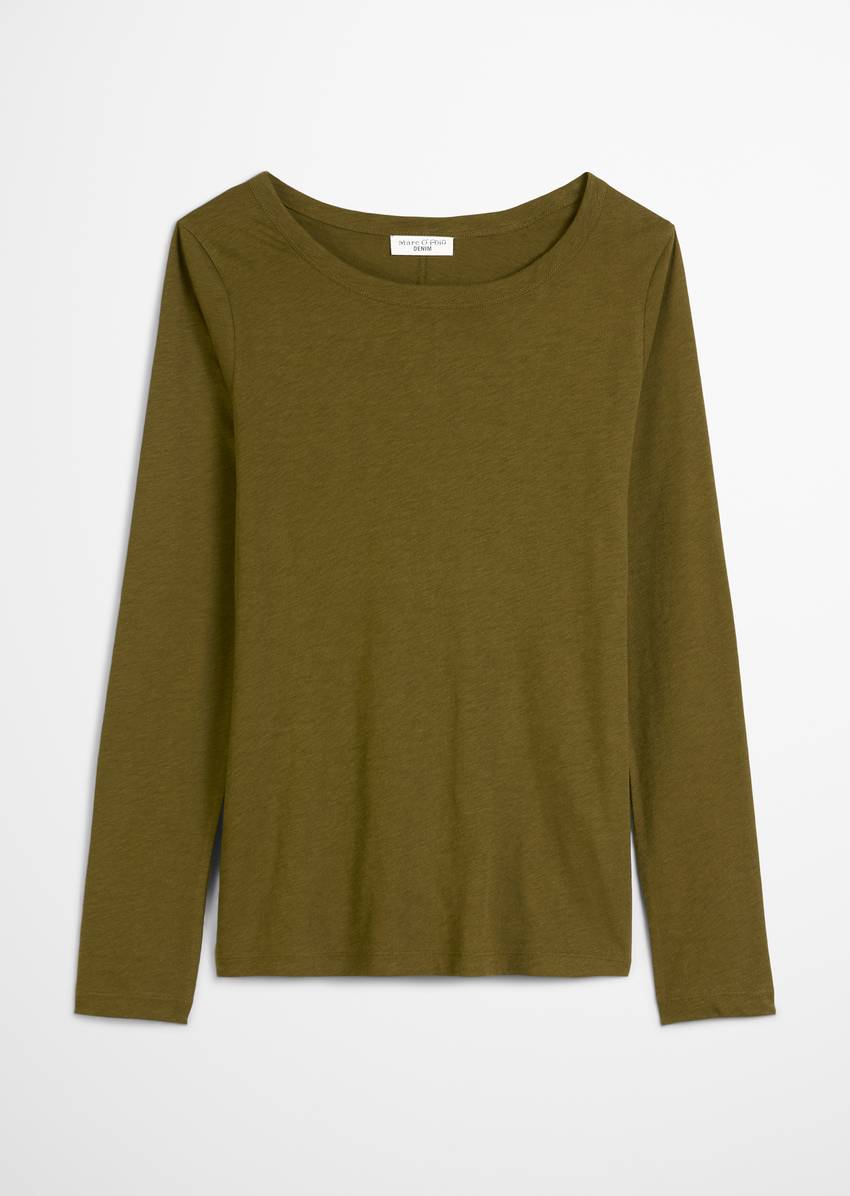 DfC longsleeve slim made from particularly soft slub jersey