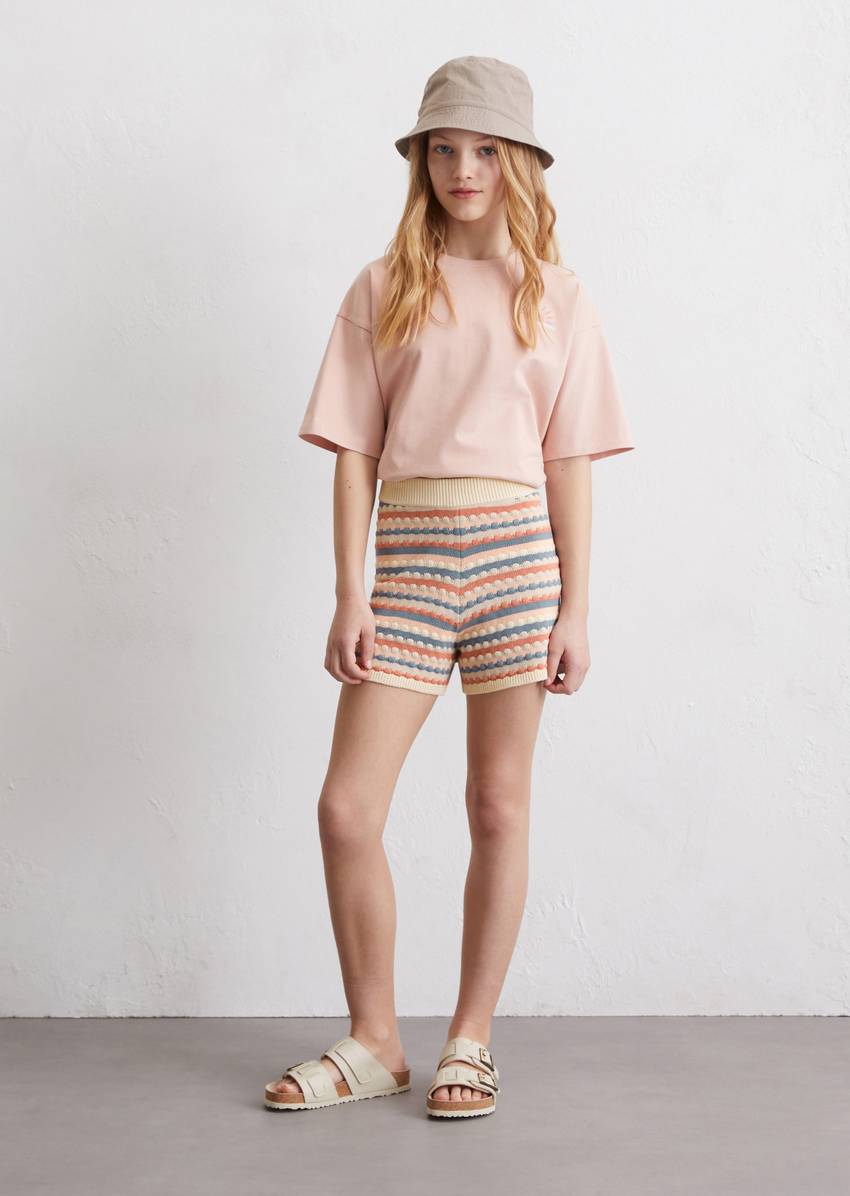 TEENS-GIRLS Shorts in crochet look
