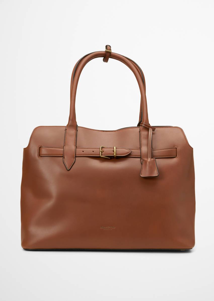 Shopper large made from fine cowhide