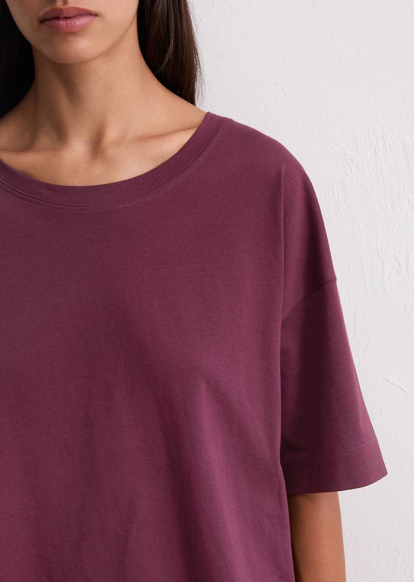 Lounge shirt made from organic cotton jersey