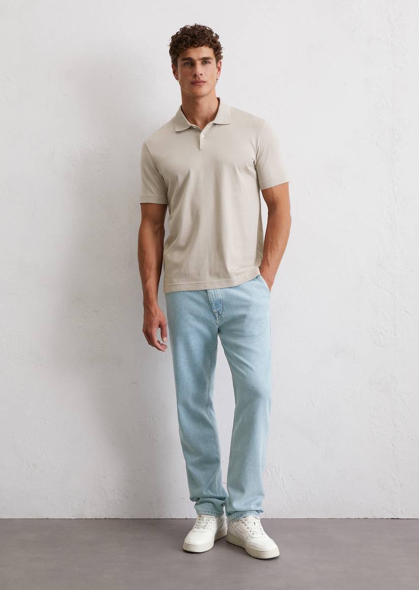 DfC polo shirt jersey regular made from pure organic cotton