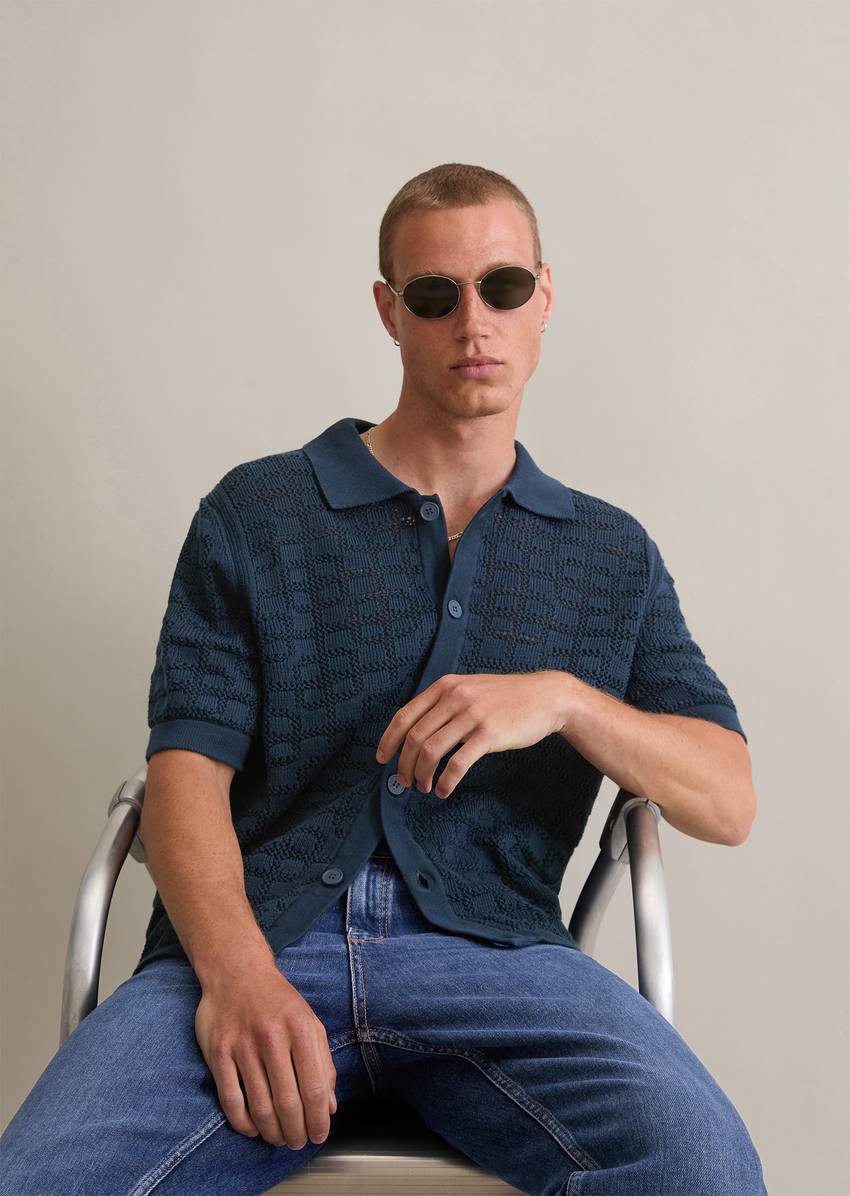 DfC knitted shirt regular made from pure organic cotton