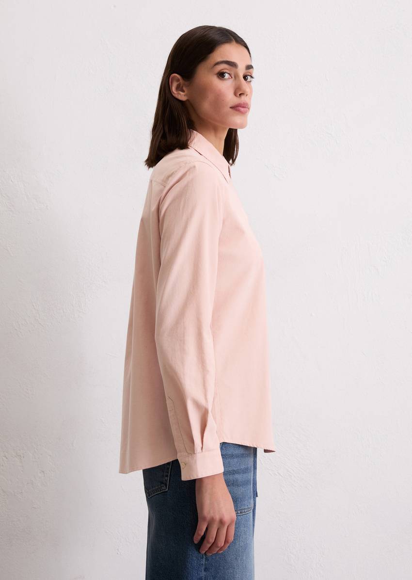 Blouse in velvety corduroy quality