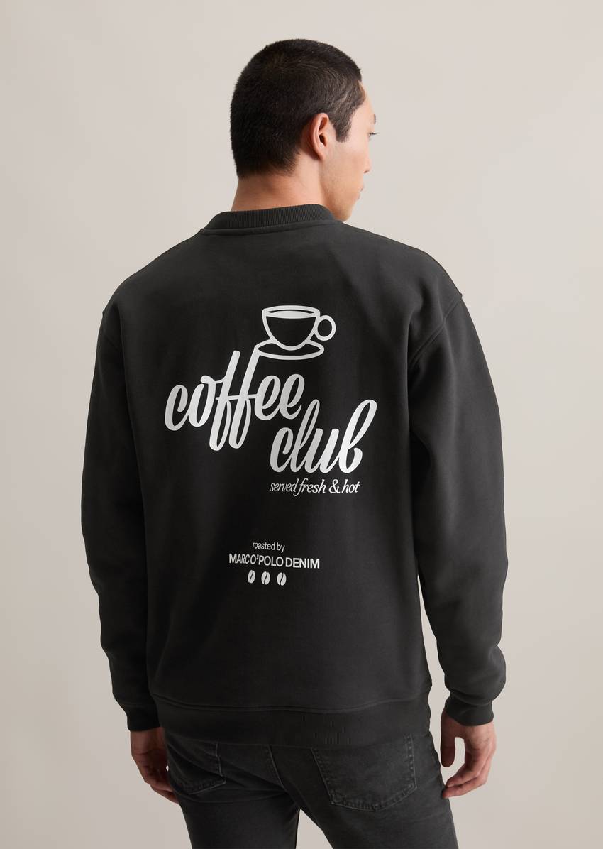 Relaxed sweatshirt with casual back print