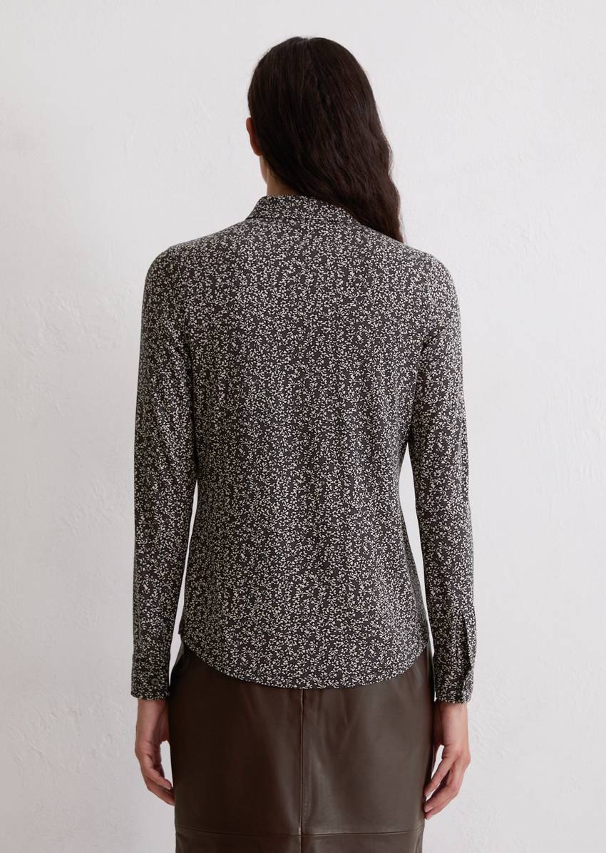 Regular jersey print blouse from LENZING™ ECOVERO™
