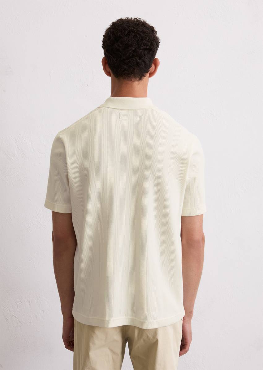 DfC polo shirt jersey regular with elastic ribbed structure